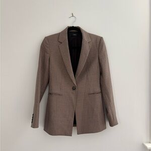 Theory Power Jacket Portland Check Houndstooth Blazer - Size 4